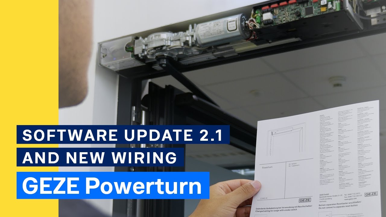 Powerturn: New wiring & software update 2.1 